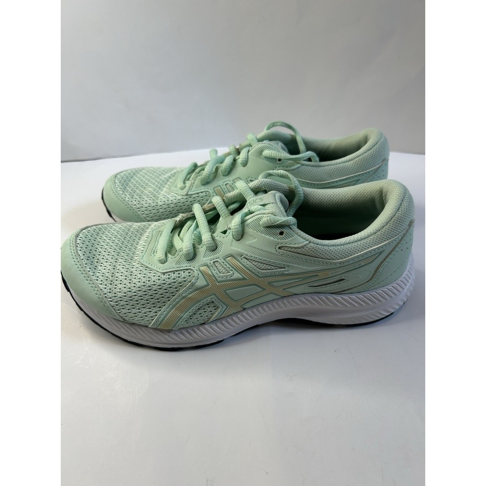 ASICS Contend 8 Women's US 5 Mint Green Running Walking Shoes 1014A259